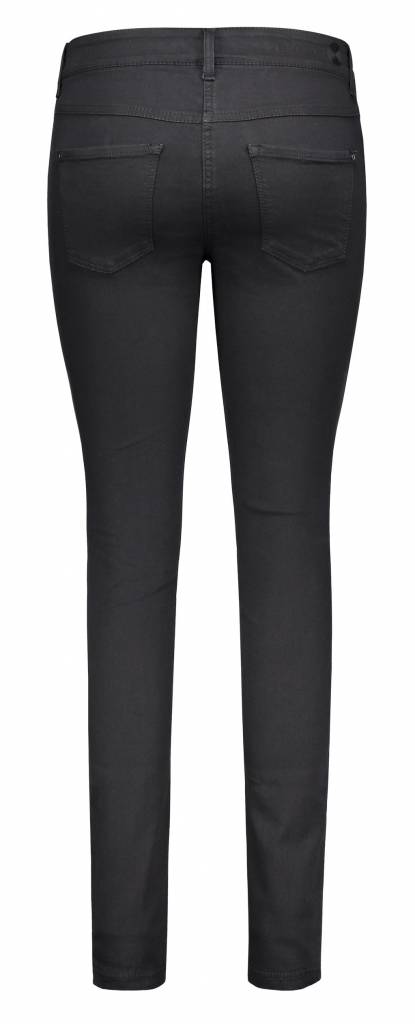 Mac Jeans Dream Skinny Black, jeans in tall met lange benen, achteraanzicht