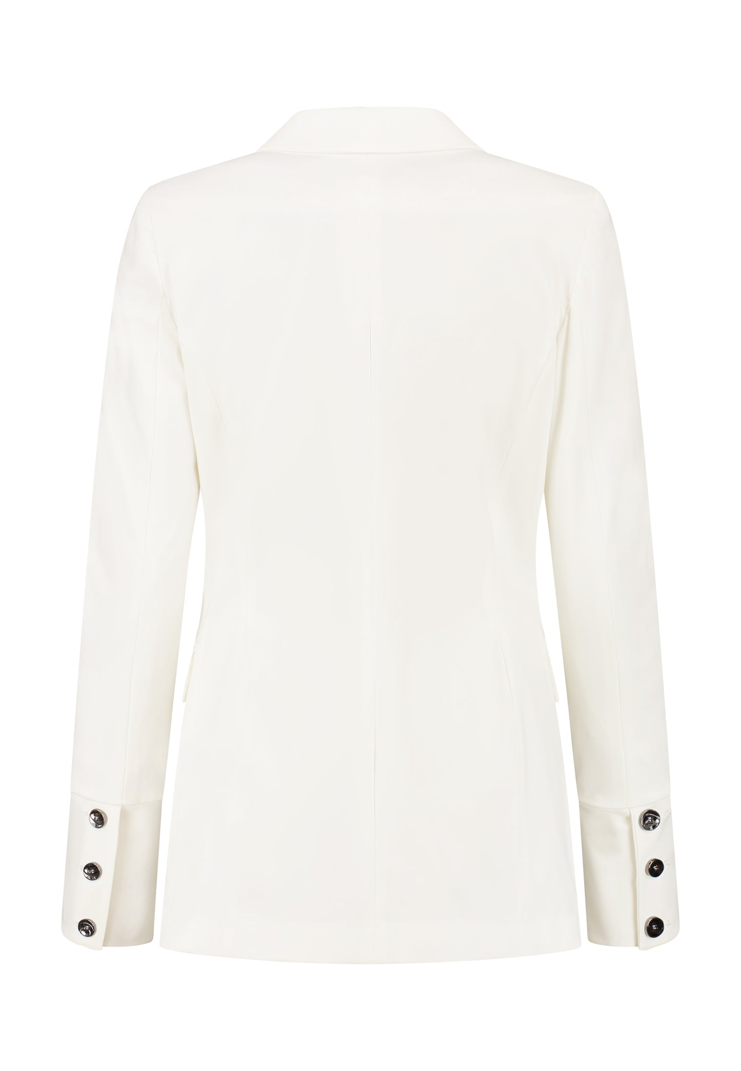 mode lange vrouw longlady z blazer travel strong offwhite