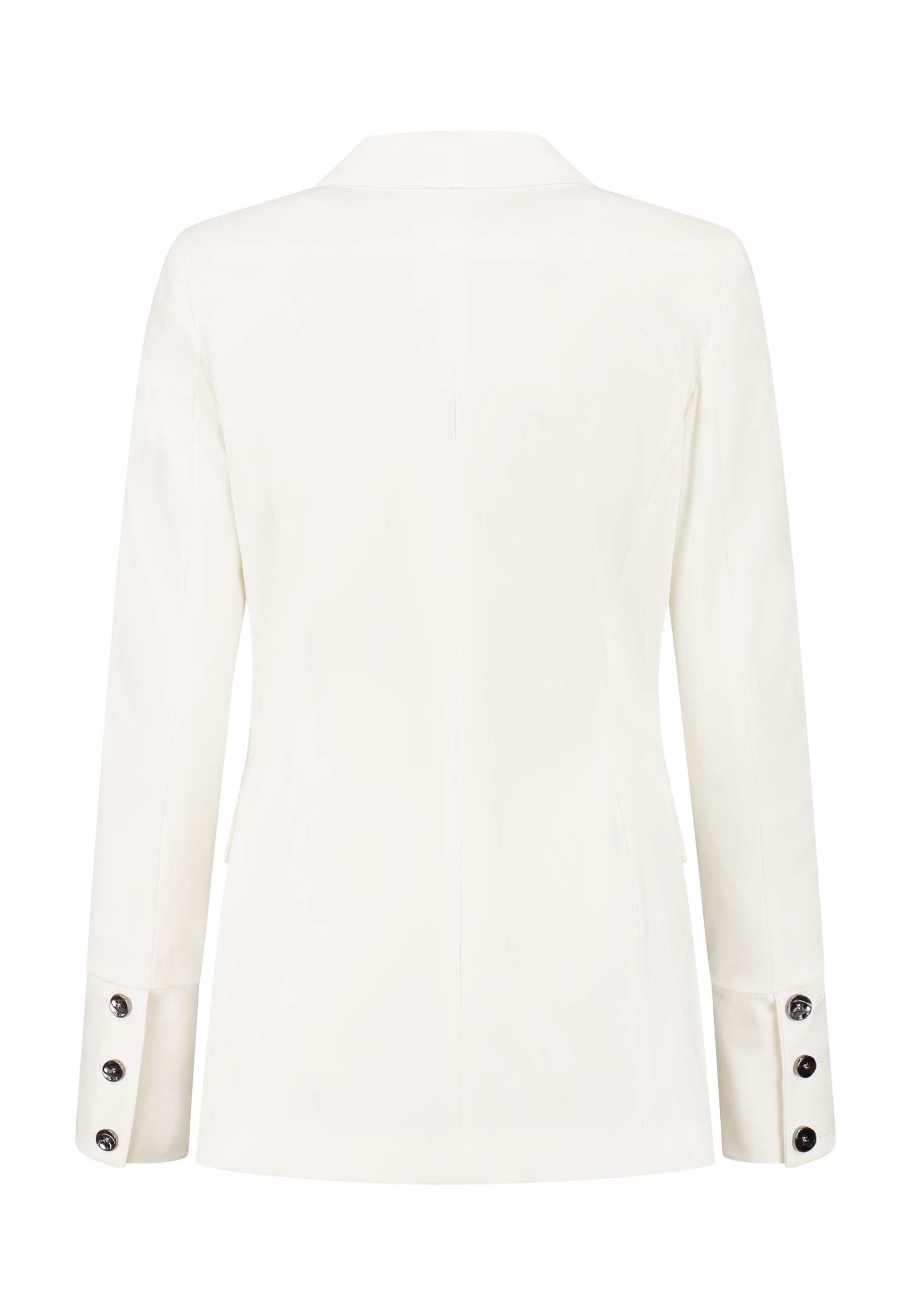 mode lange vrouw longlady z blazer travel strong offwhite