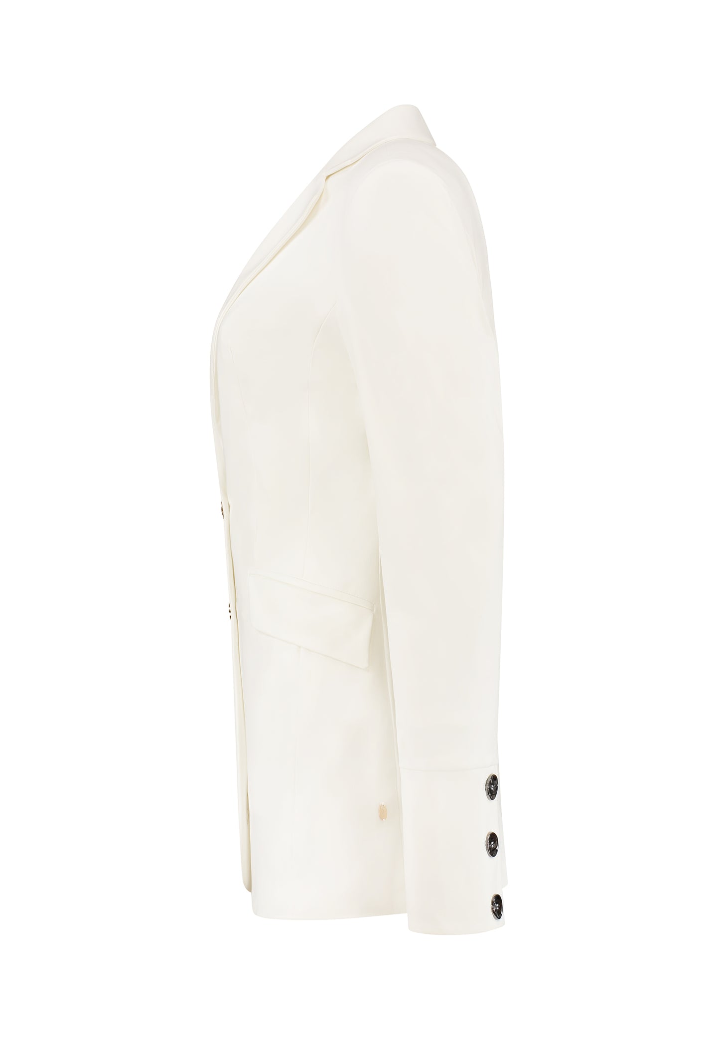 mode lange vrouw longlady z blazer travel strong offwhite