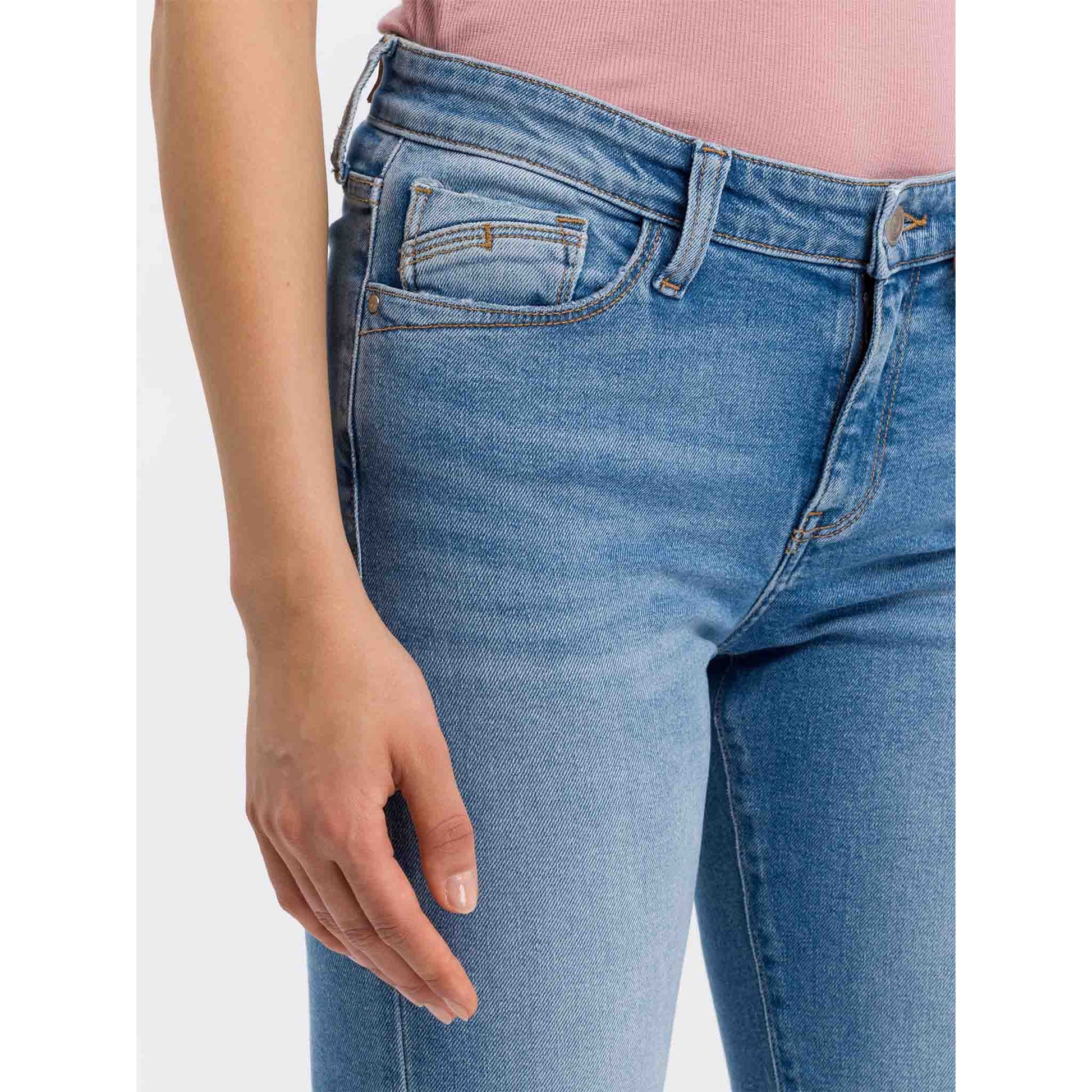 kleding lange vrouwen cross jeans lauren bleached