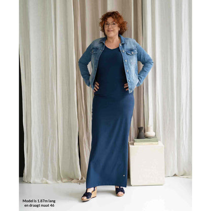 lange vrouwen kleding longlady jurk estel 1