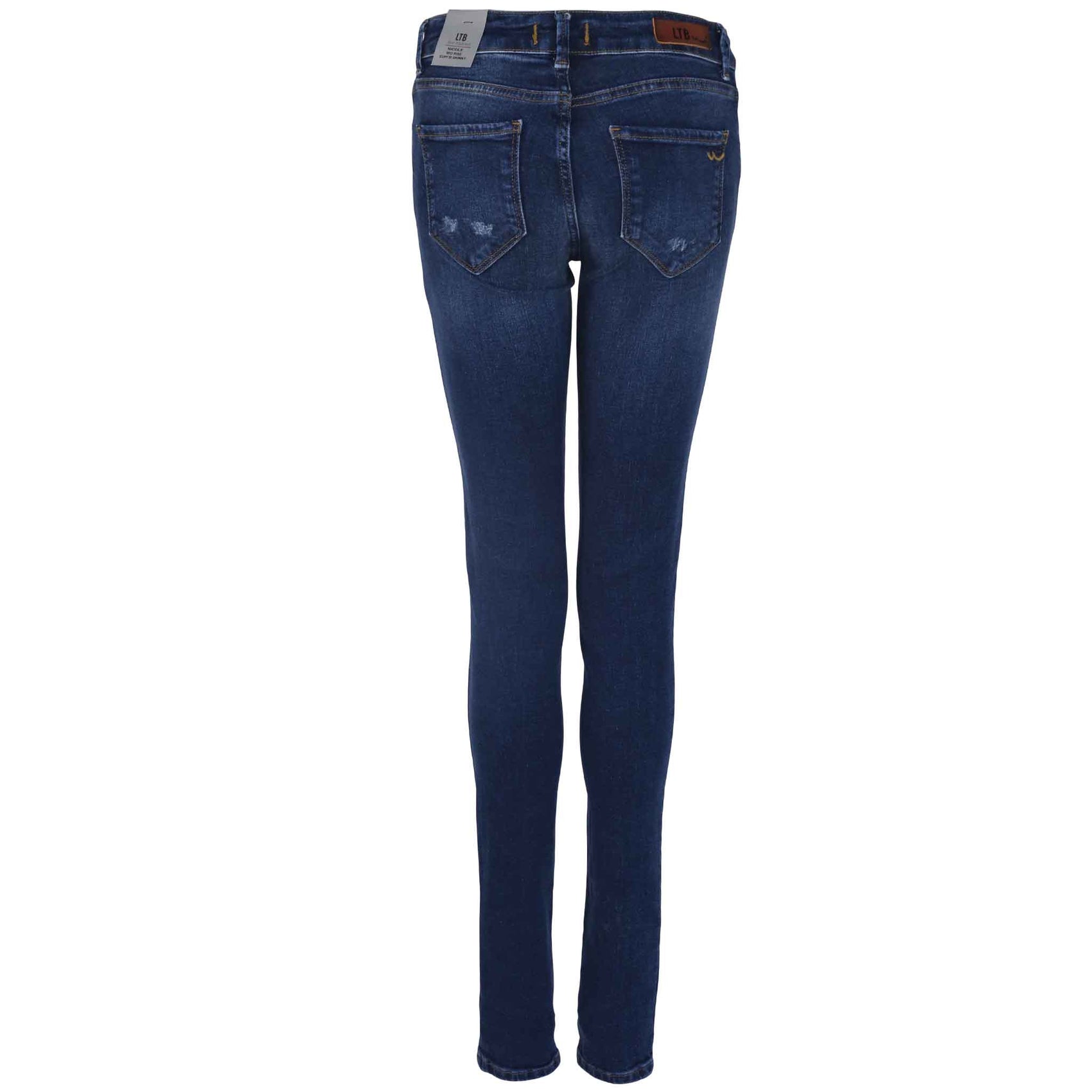 LTB Jeans Nicole Morna, jeans in tall met lange benen, achteraanzicht