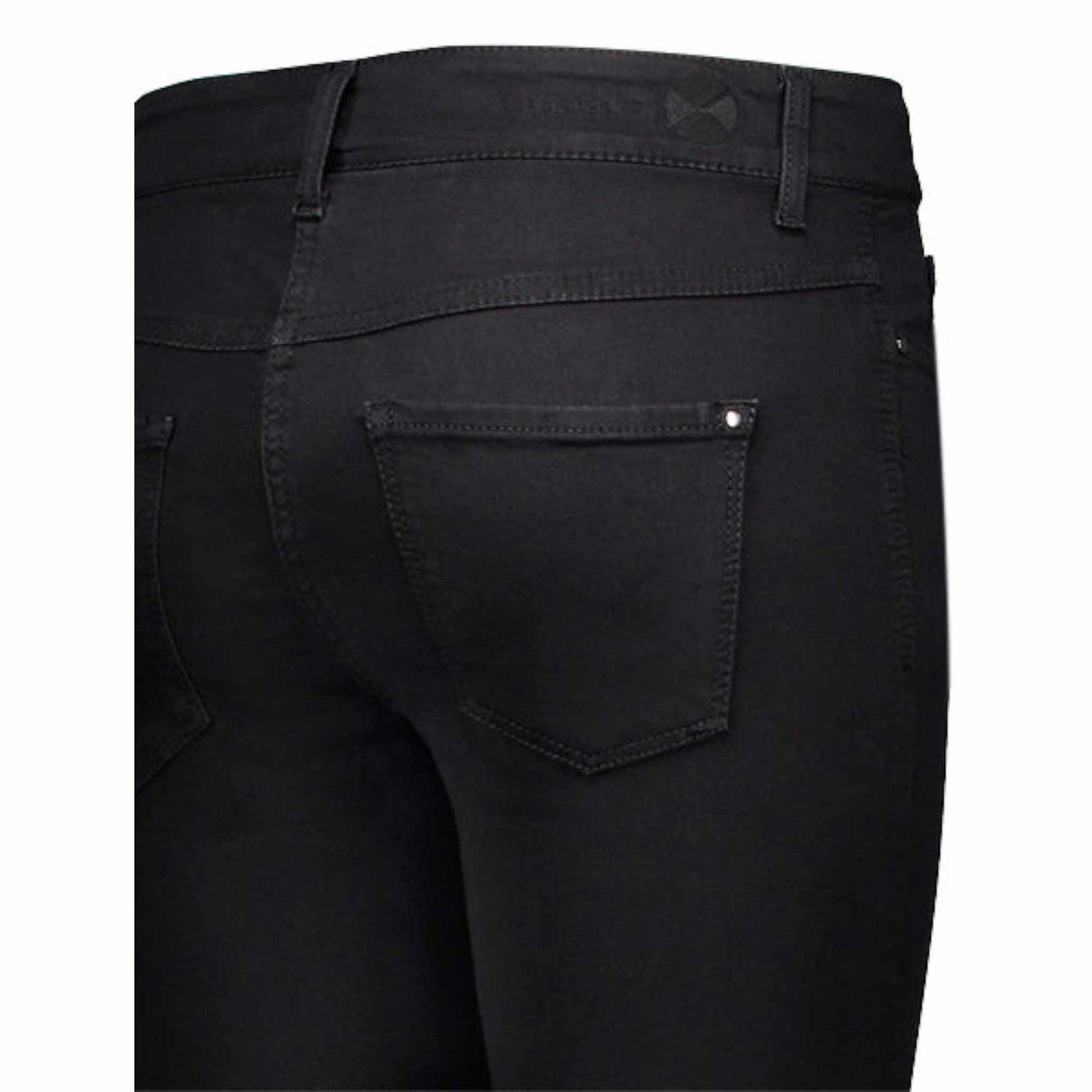 Mac Jeans Dream Black, jeans in tall met lange benen, achteraanzicht
