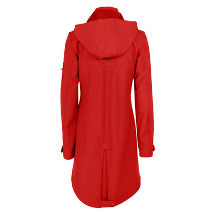 kleding lange vrouwen longlady jas softshell marly