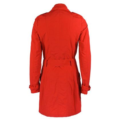 kleding lange vrouwen only m trenchcoat