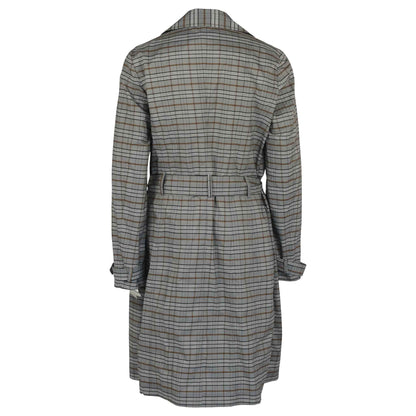 kleding lange vrouwen only m trenchcoat quadretto