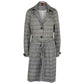 Tall Only-M Trenchcoat Quadretto voor lange vrouwen
