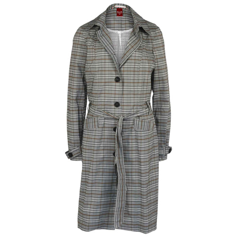 Only-M Trenchcoat Quadretto, tall kleding voor lange vrouwen
